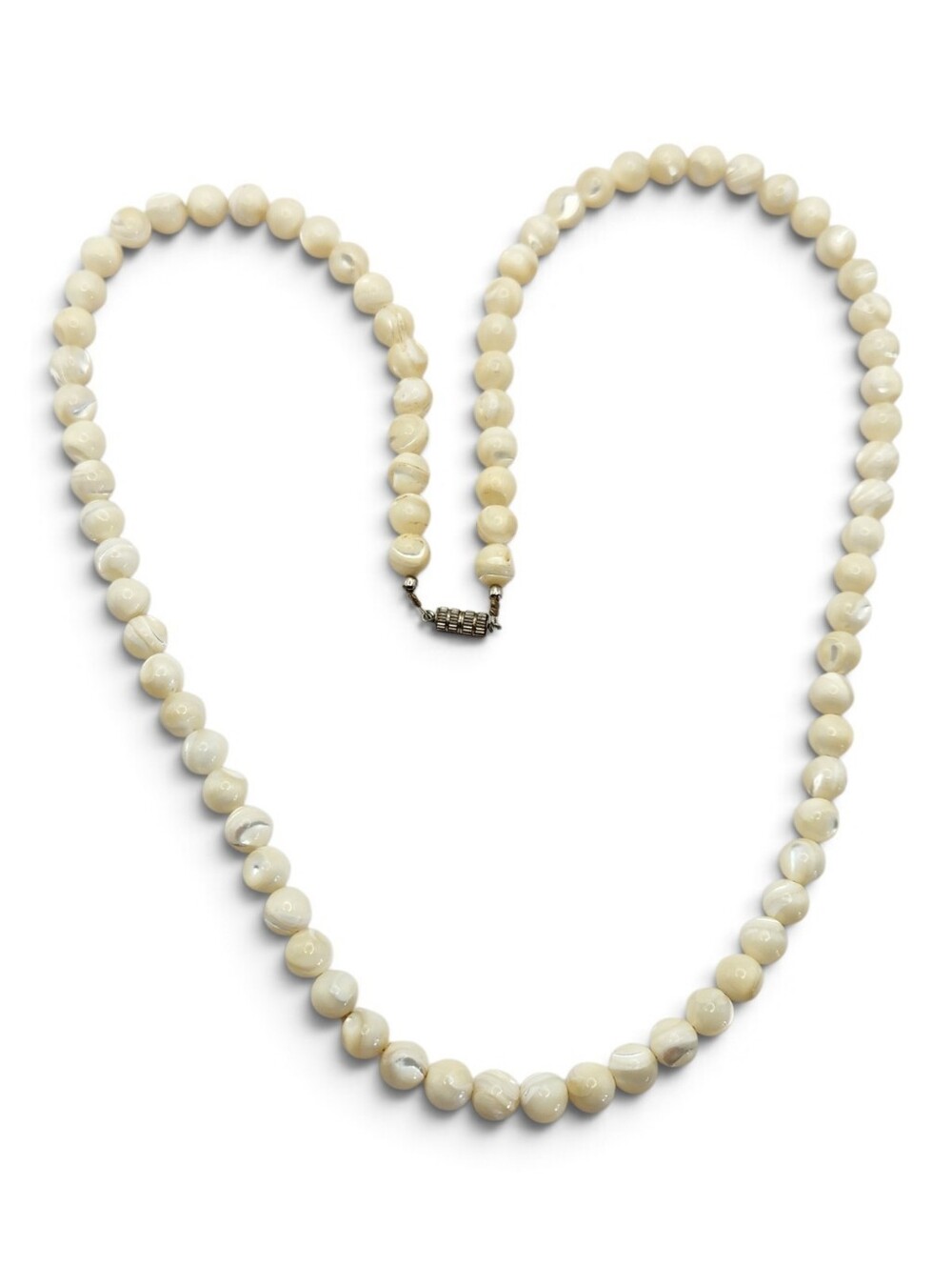 Vintage 27" Balamuti Mother Of Pearl Necklace